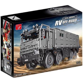 Taigole Technology Mechanical Set Amordiro Off-Road Rv Assembly Chinese Building Block Toy 4009