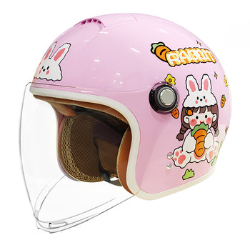 Mustang children's helmet 3c certified boys and girls all seasons cute riding electric motorcycle baby safety helmet