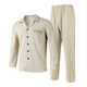 Ab underwear pajamas ຜູ້ຊາຍຝ້າຍ lapel ບໍລິສຸດ cardigan ເຄື່ອງນຸ່ງຫົ່ມດໍາລົງຊີວິດ trousers ຍາວຜູ້ຊາຍຊຸດເຮືອນ G901