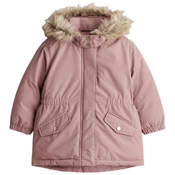 Hm children's clothing children's girls cotton winter outdoor hydrophobic parka coat 1293493