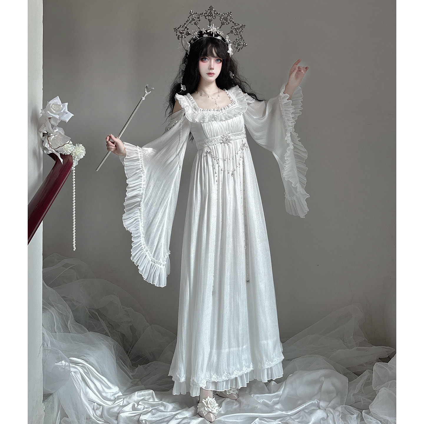 Super Fairy Imperial Style Lolita Evening Dress High-end Light Luxury Niche Retro Court Style Adult Ceremony Everyday Dress