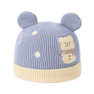 Autumn and winter baby boy's warm knitted hat