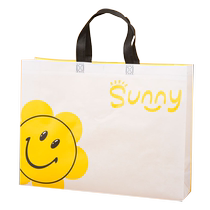 Laminated non-woven handbag clothing store environmentally friendly boys and girls clothing shopping packaging bag custom plastic gift bag