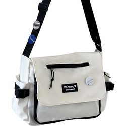 ins College Student Crossbody Bag for Class, Casual Backpack, Shoulder Bag, Japanese Style Bag for Women, Harajuku Retro Messenger Bag for Men