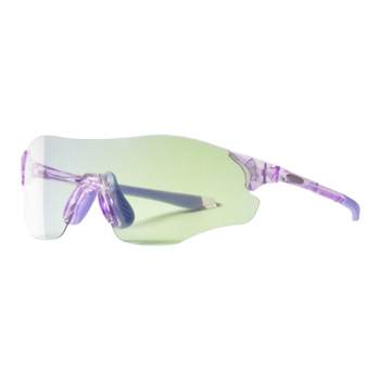 Dual use color-changing uv400 frameless sports glasses