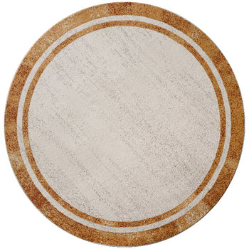 Saipos round carpet glue-free waterproof bedside blanket