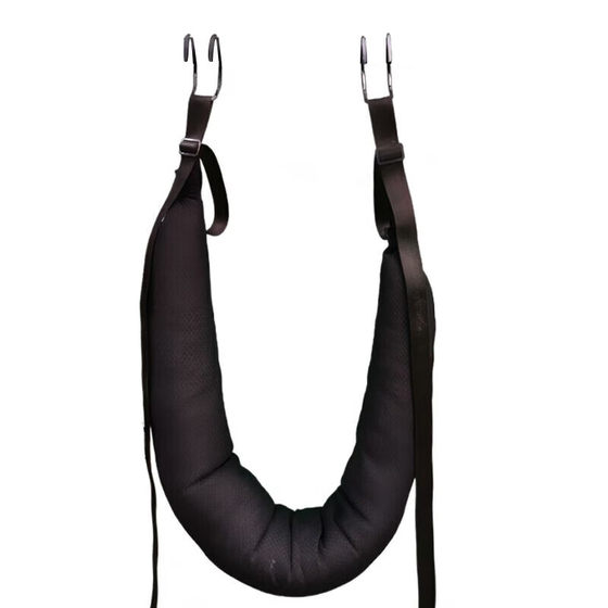 Caring for lumbar vertebra traction device with sling