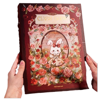 Classmates Record Elementary School Students Sixth Grade Boys And Girls Rose Slips Simple Loose-leaf Book Junior High School Graduation Commemorative Album of the Book of Remembrance