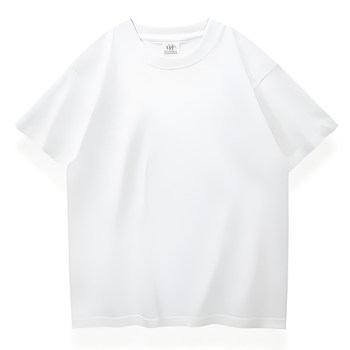 White Pure Cotton Short-Sleeve T-Shirt for Women, Loose Fit, 2026 New Korean Style, Early Spring, Black, Trendy Printed Top, T-Shirt