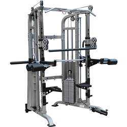 Commercial Multi-Functional Smith Machine Weight Bench Set Combination Squat Bench Press Rack Strength Gantry Equipment