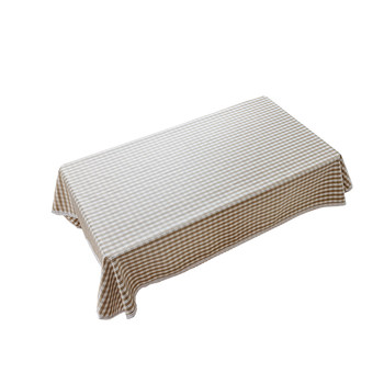 Cotton and linen lattice fresh pastoral style internet celebrity tea table cloth Cotton and linen lattice fresh pastoral style internet celebrity tea table cloth