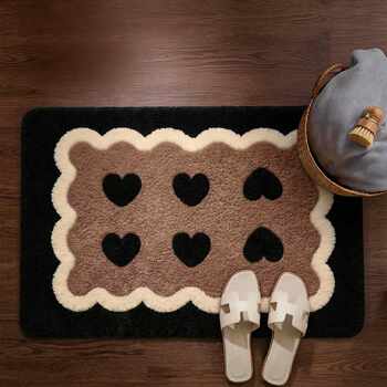 Bathroom special floor mat 2026 new bathroom non-slip foot mat bathroom toilet door water-absorbent quick-drying carpet
