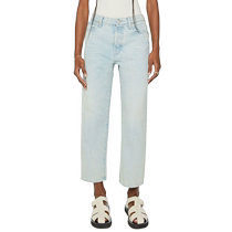 MOTHER DITCHER MIDDLE WAIST CASUAL LOOSE STRAIGHT CYLINDER 70% JEANS 1448-1085-SDW