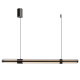 Italian minimalist one-word glass restaurant chandelier