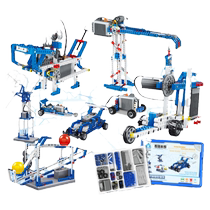 Программируемый робот Electronic Assembly Muzzle Science Science Boding Blocks