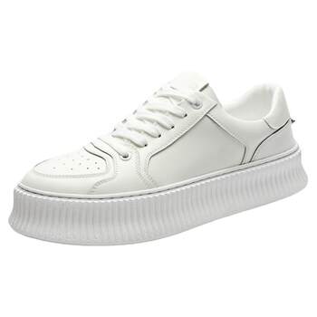Summer breathable thick-soled height-increasing versatile style white sneakers