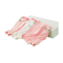 Red bean girls underwear antibacterial modal thin childrens boxer pure cotton crotch girls triangle shorts without clip pp