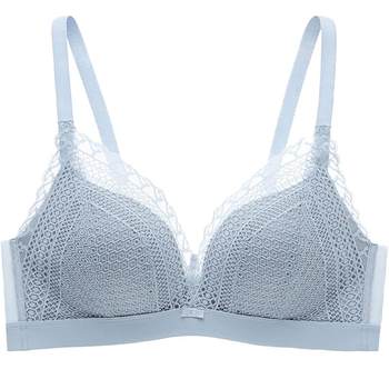 ຊຸດຊັ້ນໃນແບບບໍ່ມີສາຍແບບ maniform sexy lace ເຕົ້ານົມຂະຫນາດນ້ອຍ push-up bra ສະດວກສະບາຍຂອງແມ່ຍິງ seamless ສະຫນັບສະຫນູນອ່ອນ