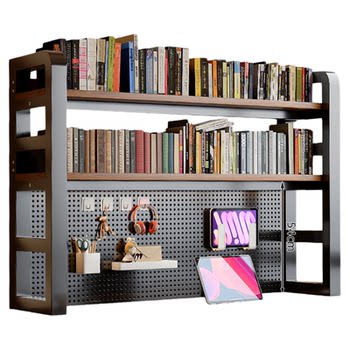 Economy hole board bookshelf table rack storage