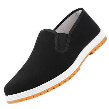 Old beijing cloth shoes with soft soles, lightweight and breathable dad shoes