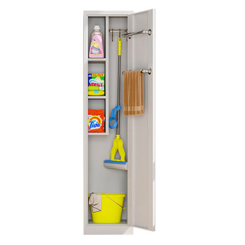 Stainless steel cleaning cabinet miscellaneous household cleaning cabinet