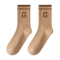 Zhuji socks with shark pants womens mid-calf socks spring autumn and winter thickened towel bottom sports stockings