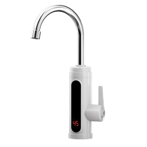 Zhigao inox eau chaude robinet eau chaude instantanée cuisine maison rapide au-dessus de leau du robinet et chauffe-eau électrique