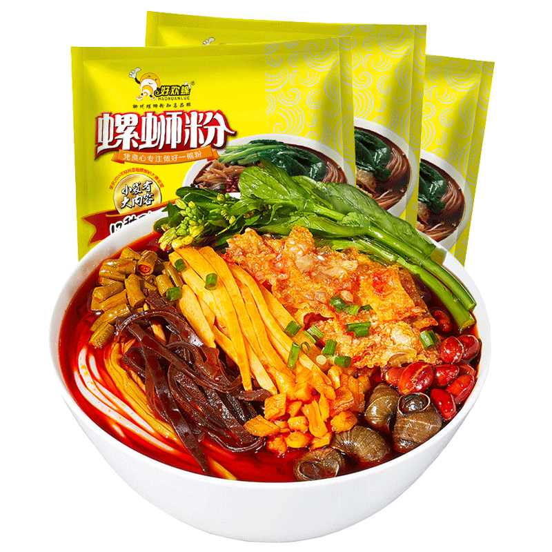 好歓螺螺師粉（紫色）300g*10袋好欢螺螺蛳粉– 华华商店