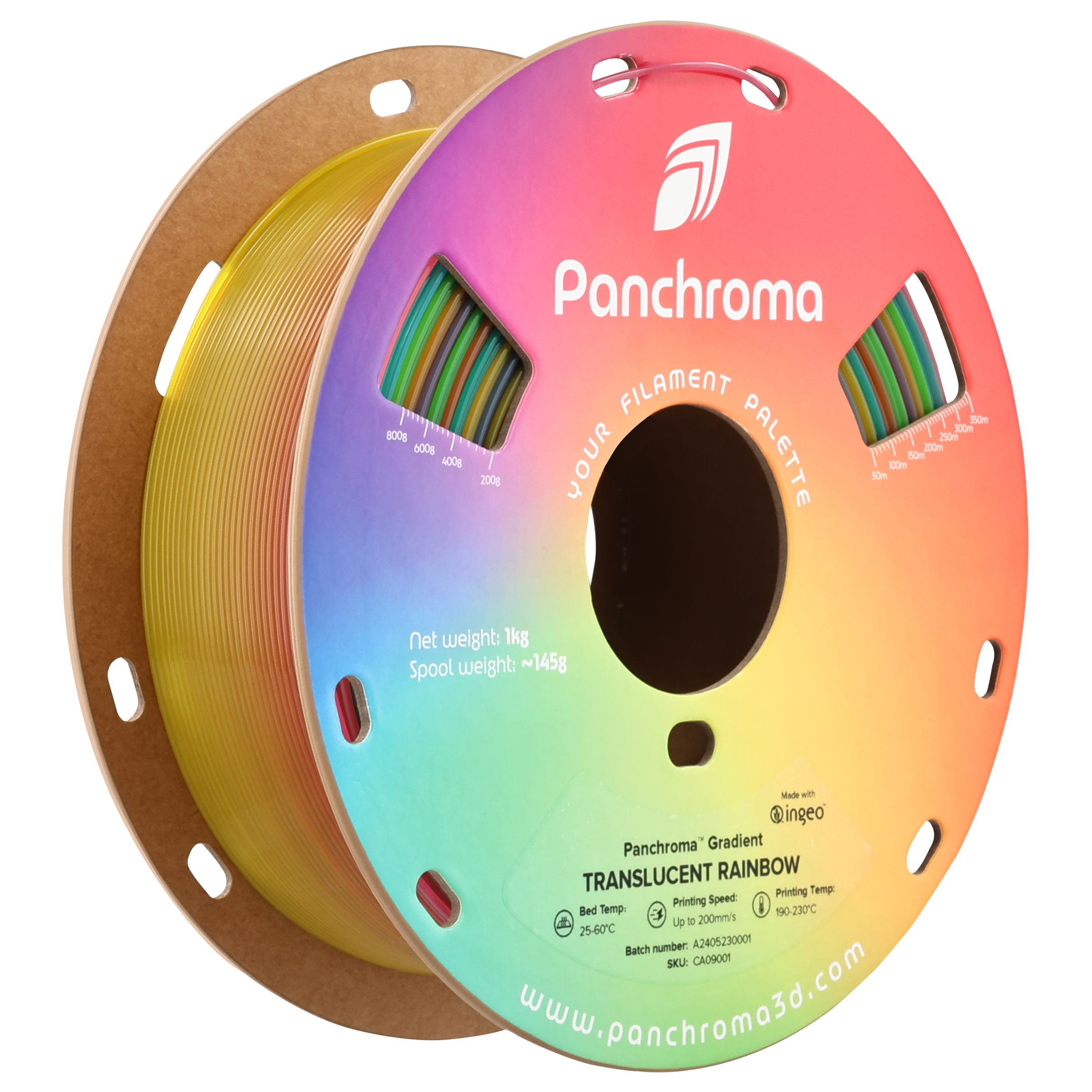 Polymaker Panchroma PLA ฟิลาเมนต์สำหรับเครื่องพิมพ์ 3D ฟิลาเมนต์ใหม่ล่าสุด ไล่ระดับสองสี หลากสี คุณภาพคุ้มค่า ป้องกันการอุดตัน ปลอดภัยและเชื่อถือได้ เหมาะสำหรับ Tuya ขนาด 1.75 มม. น้ำหนัก 1 กก.