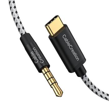 3.5 to type-c mobile phone to sound card karaoke recording cable
