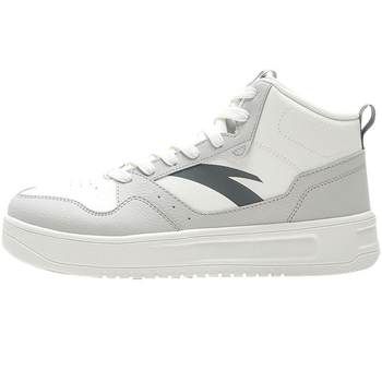 Anta men's high-top shoes, men's leather waterproof and versatile shoes