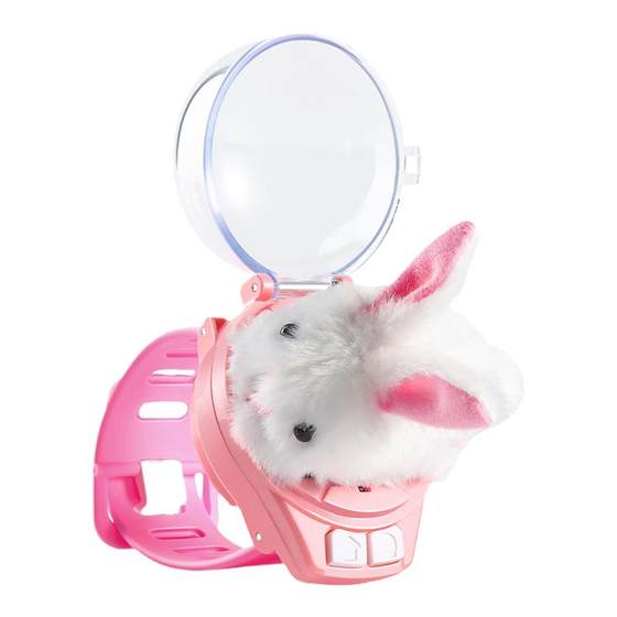 Plush Little White Rabbit Watch Children Toys Girl Girls Remote Bunny Baby 2 Racing 4 Kindergarten 3 -year -old 6