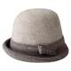 Wool woolen hat women's autumn and winter elegant curly top hat