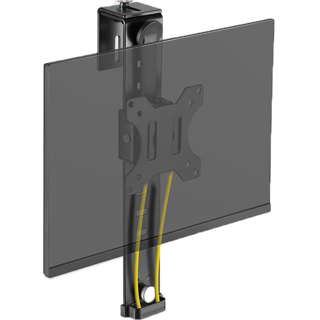 Workstation computer screen partition wall-mounted monitor bracket