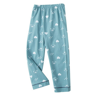 Nanjiren spring and autumn boys' pure cotton medium and large children's pajama pants