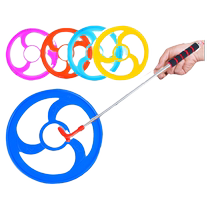 Hoop rolling hoop push hoop children primary school kindergarten hoop hand push thick round nostalgic toy born in the 80s
