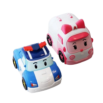 (Self-operated) Koreas Wo Ke Love Transforming Police Car Childrens Facial Cream Moisturizing Baby Body Lotion Vanilla Peach Hydrating Moisturizer