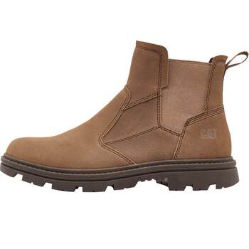 Cat carter spring and summer men's outdoor casual workwear high boots chelsea yellow boots commuting boots