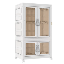 Xingyou installation-free baby wardrobe childrens clothes wardrobe multi-layer storage storage cabinet plastic storage cabinet home