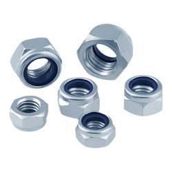 DIN985 lock galvanized nut nylon lock nut grade 8 anti-slip self-locking nut grade 8 M3-M30