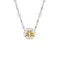 Swarovski IDYLLIA pendentif fleur collier clavicule chaîne femme léger luxe