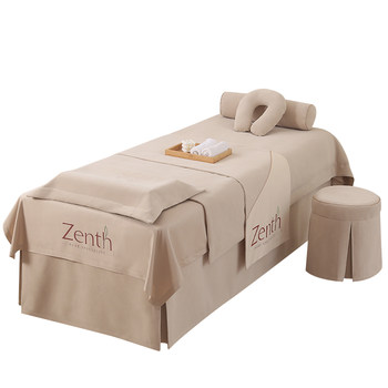 Beauty bedspread four-piece set, high-end light luxury beauty salon, skin management and massage, high-end new four-season bedding