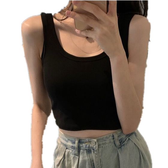 European and American small vest bottoming sleeveless suspender women's summer outerwear