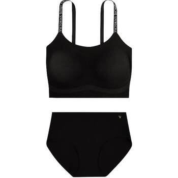 Victoria's secret jelly strip vest bra set