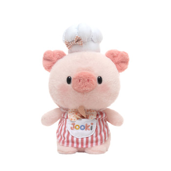 Funny chef pig plush toy doll ງາມ