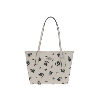 Coach official outlet model fiona 24 women's pvc leather shoulder handheld tote bag cbl04