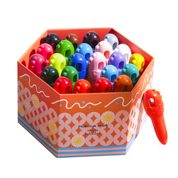 Meile key crayon children's washable non-dirty hand diy