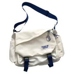 ins Large Capacity Crossbody Bag for Men, Casual and Versatile Shoulder Bag for College Students, Women's Cloth Bag, School Bag, Men's Backpack