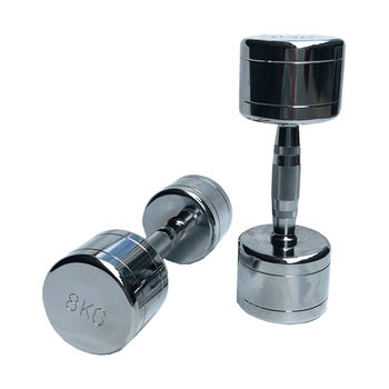 Coolang pure steel small dumbbell solid electroplated steel dumbbell