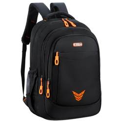 Backpack Men's Backpack Large Capacity Computer Travel Leisure Trend College Student High School Junior High School Student School Bag